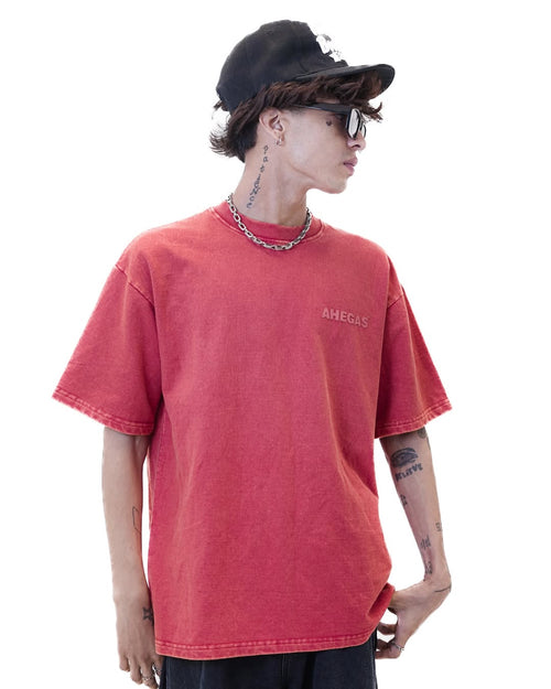 BLACK WASHED T-SHIRT